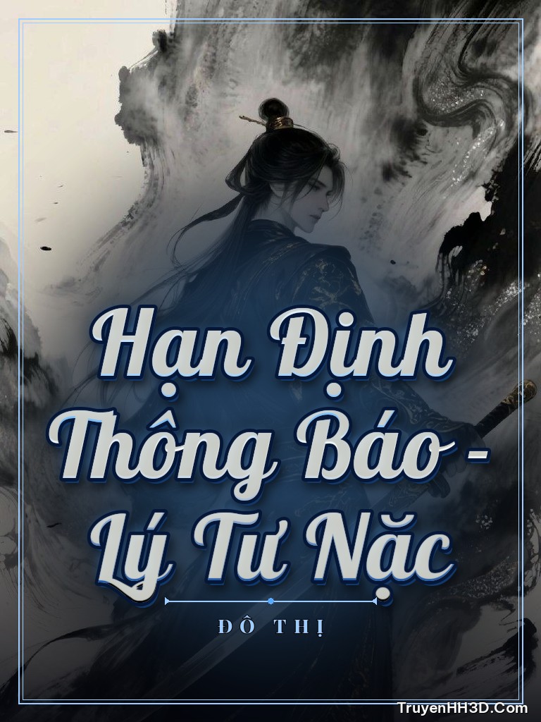 Bìa Hạn Định Thông Báo - Lý Tư Nặc